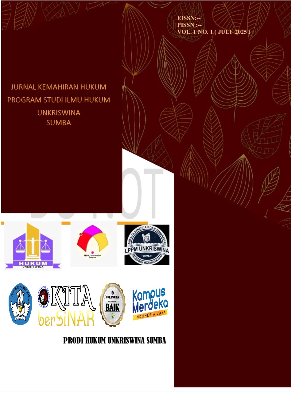 					View Vol. 1 No. I (2025): KEMAHIRAN HUKUM
				