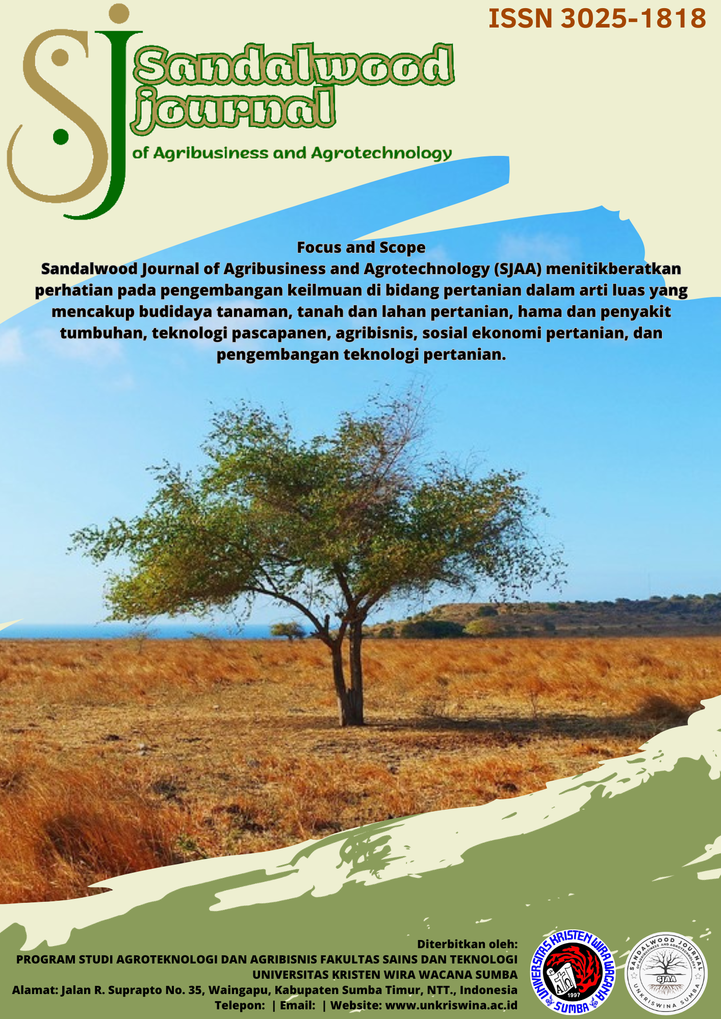 Sandalwood Journal Of Agribusiness And Agrotechnology (SJAA)